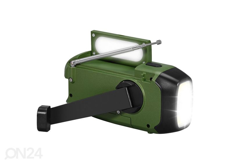 Radio aurinkokennolla ja dynamolla Sencor SRD1000SCLGR kuvasuurennos