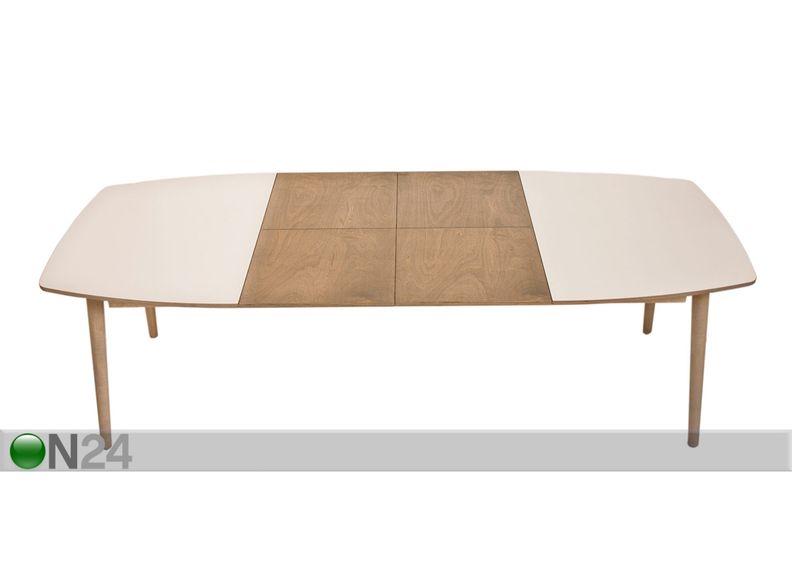 Radis jatkettava ruokapöytä Nam-Nam 120x120-220 cm kuvasuurennos