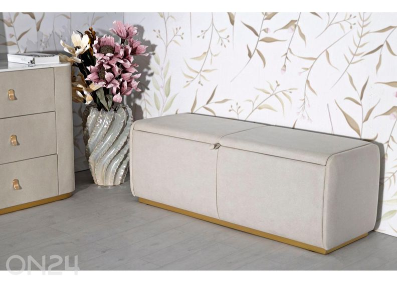 Rahi säilytystilalla 130 cm, kermanvärinen kuvasuurennos