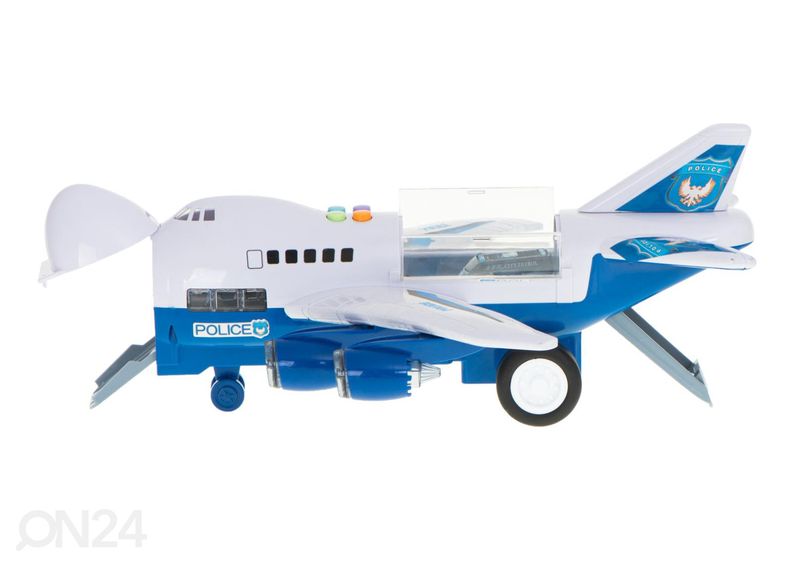 rahtikone + 6 poliisiautoa kuvasuurennos