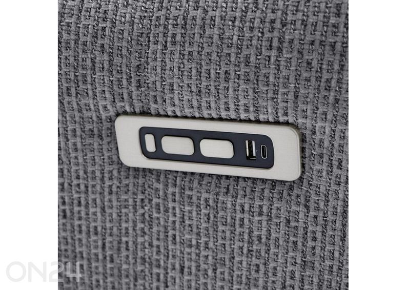 Recliner 2-paikkainen sohva Eleganz 2, tummanharmaa kuvasuurennos