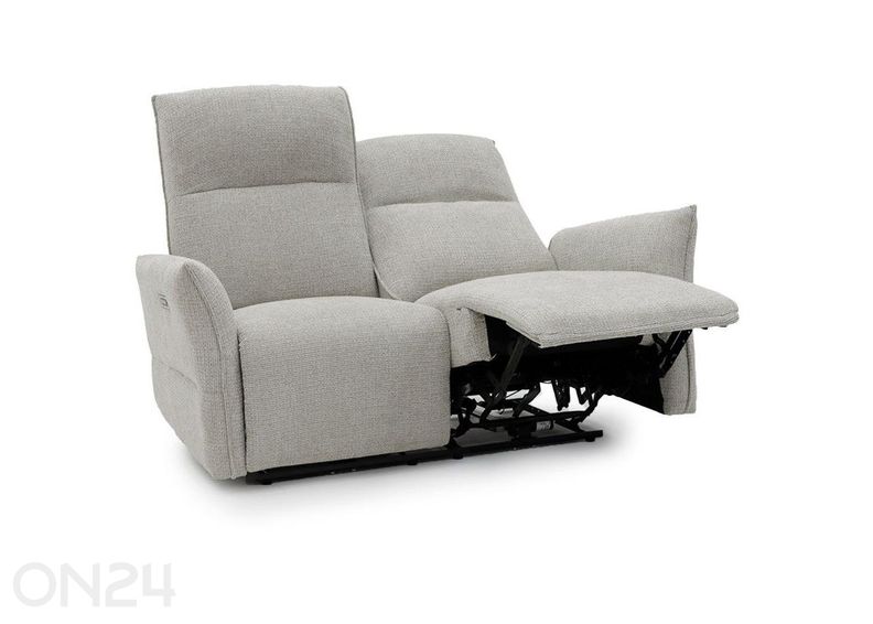 Recliner 2-paikkainen sohva Eleganz 2, vaaleanharmaa kuvasuurennos