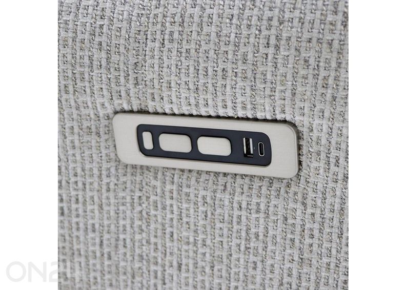 Recliner-nojatuoli Eleganz 1, vaaleanharmaa kuvasuurennos