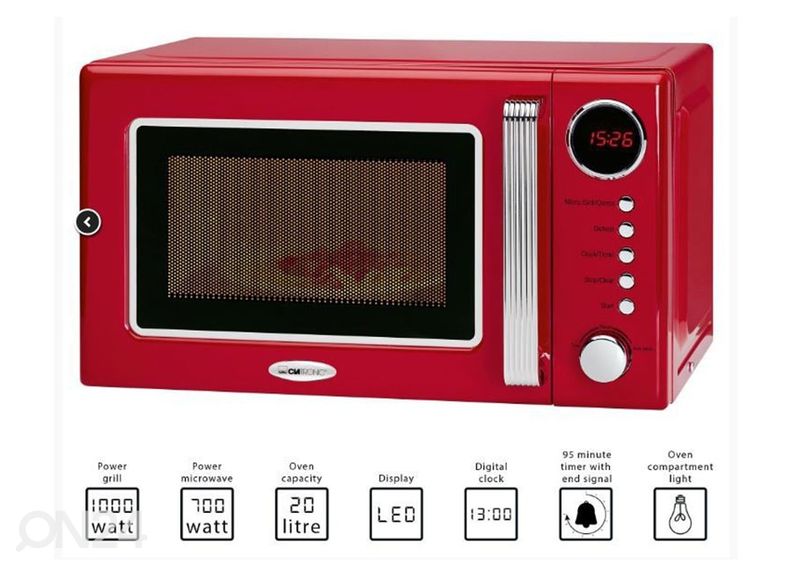 Retro mikroaaltouuni Clatronic kuvasuurennos