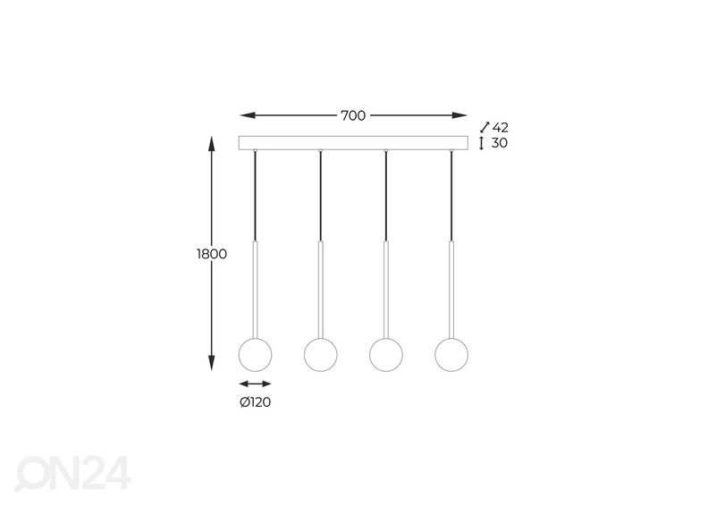 Riippuvalaisin Ali 4 kuvasuurennos