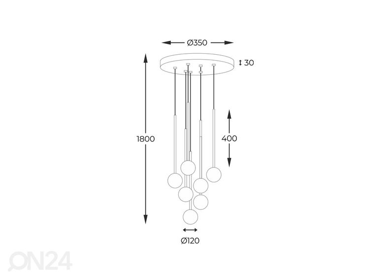 Riippuvalaisin Ali 6 kuvasuurennos