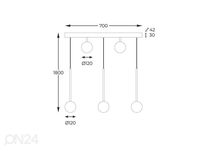 Riippuvalaisin Ali 70 kuvasuurennos
