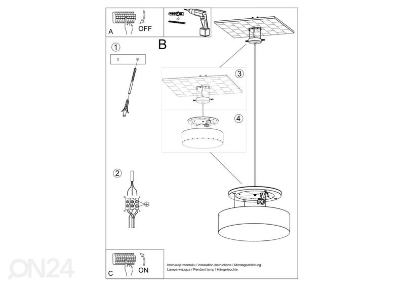 Riippuvalaisin Arena 35, musta kuvasuurennos