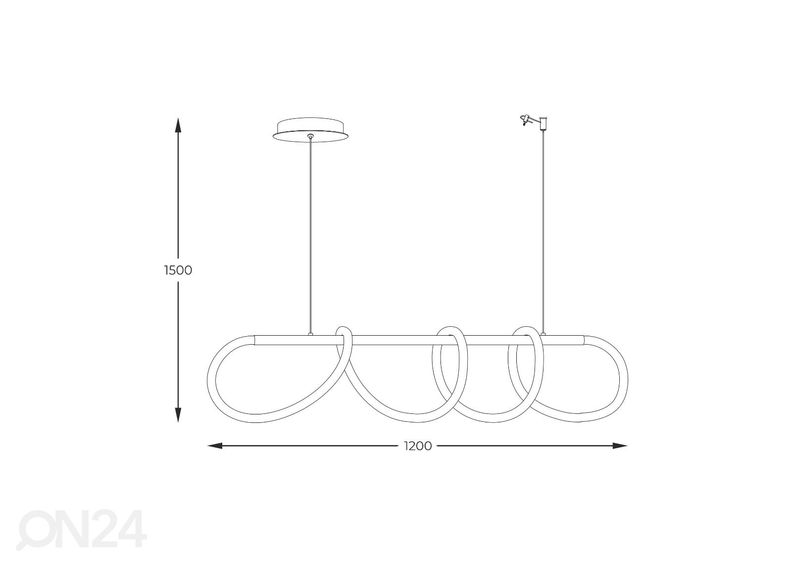Riippuvalaisin Balbo Gold M kuvasuurennos