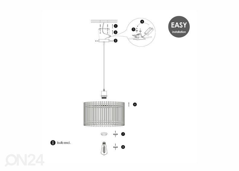 Riippuvalaisin Bamboo kuvasuurennos