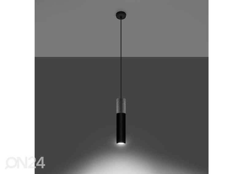 Riippuvalaisin Borgio 1, musta kuvasuurennos