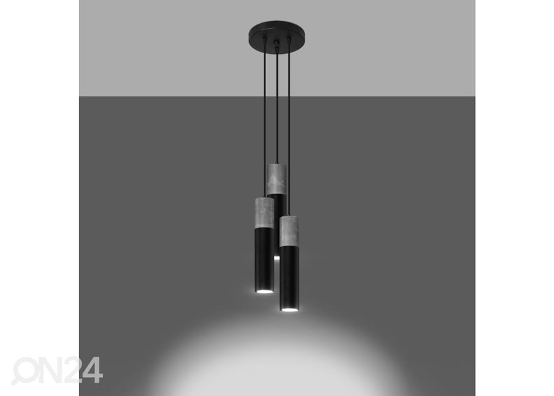 Riippuvalaisin Borgio 3P, musta kuvasuurennos