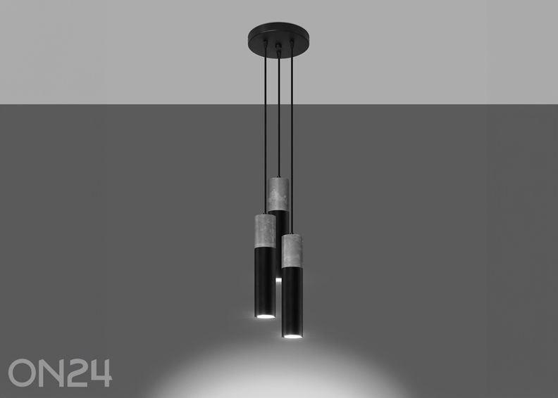 Riippuvalaisin Borgio 3P, musta kuvasuurennos