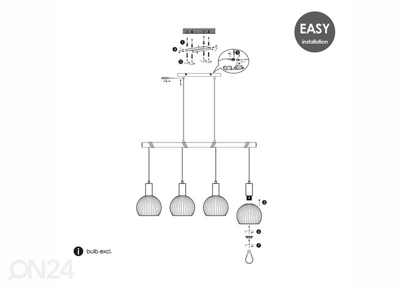 Riippuvalaisin Credo kuvasuurennos