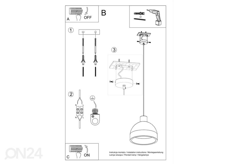 Riippuvalaisin Damaso kuvasuurennos