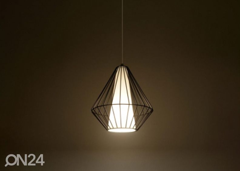 Riippuvalaisin Demi, musta kuvasuurennos