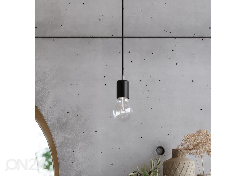 Riippuvalaisin Edison 1, musta kuvasuurennos