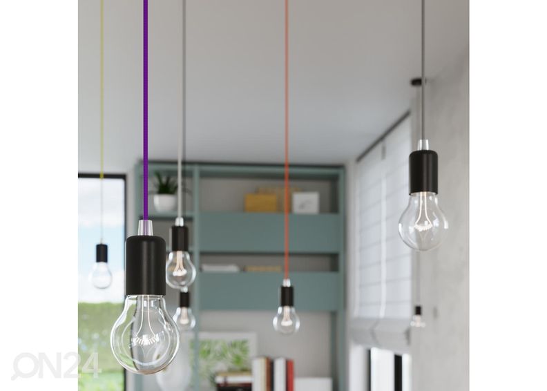 Riippuvalaisin Edison, musta kuvasuurennos