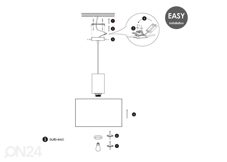Riippuvalaisin Linnen kuvasuurennos