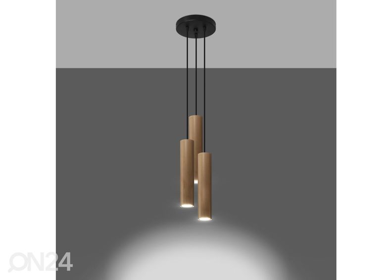 Riippuvalaisin Lino 3P, puu kuvasuurennos