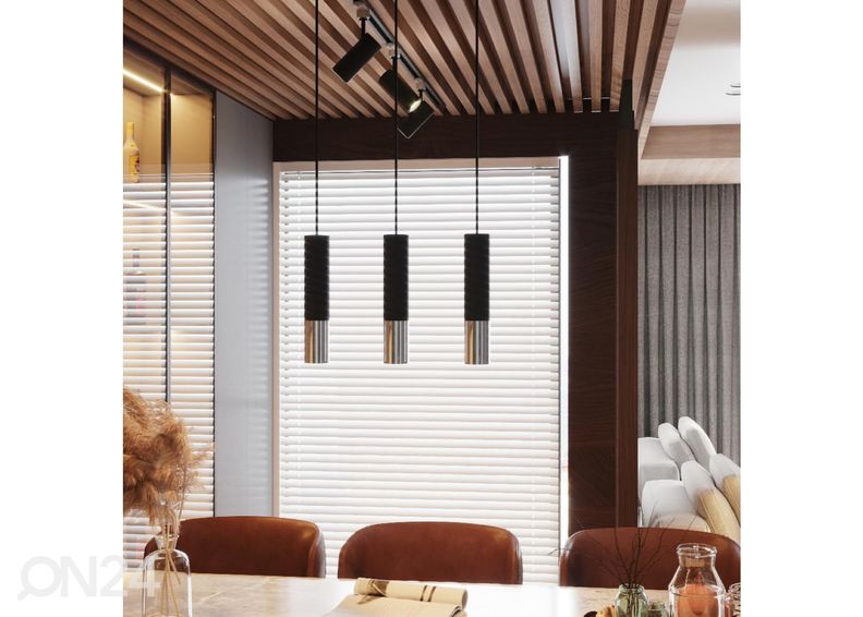 Riippuvalaisin Loopez 1, musta/kromi kuvasuurennos