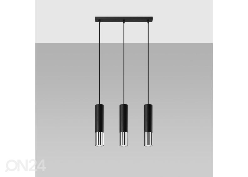 Riippuvalaisin Loopez 3L, musta/kromi kuvasuurennos