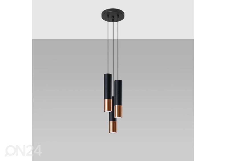 Riippuvalaisin Loopez 3P, musta/kupari kuvasuurennos