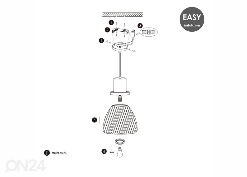 Riippuvalaisin Mesh kuvasuurennos