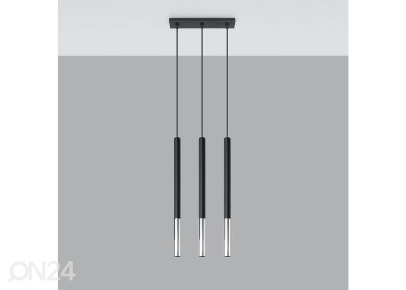 Riippuvalaisin Mozaica 3L, musta/kromi kuvasuurennos