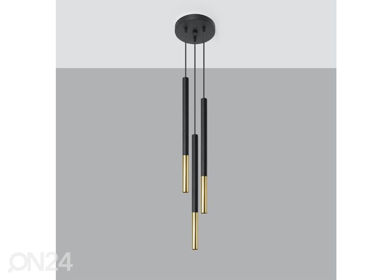 Riippuvalaisin Mozaica 3P, musta/kullanvärinen kuvasuurennos