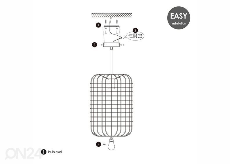 Riippuvalaisin Netting kuvasuurennos