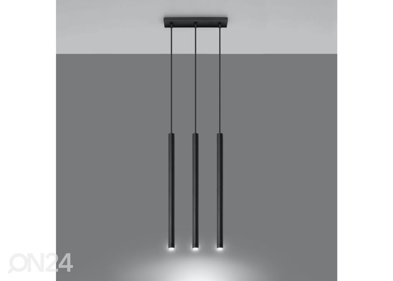 Riippuvalaisin Pastelo 3, musta kuvasuurennos