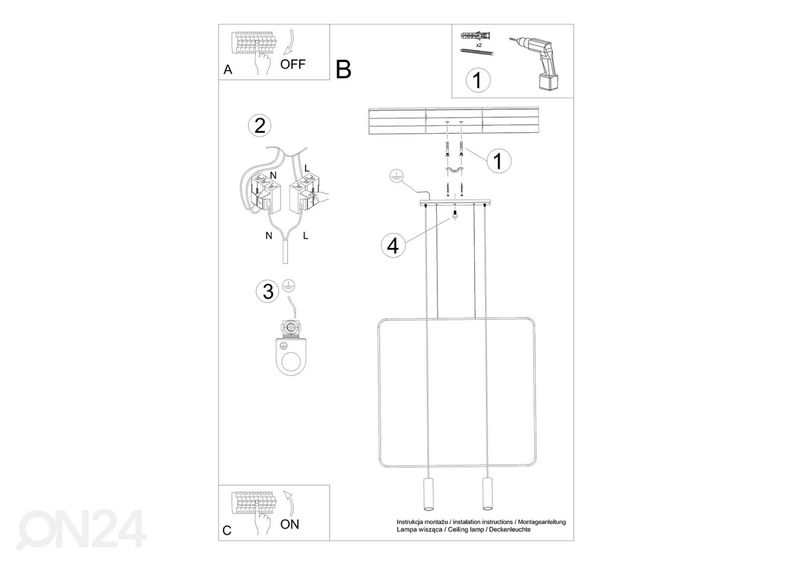 Riippuvalaisin Rana 2, musta kuvasuurennos