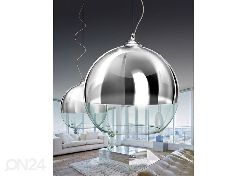 Riippuvalaisin Silver ball Ø35 cm kuvasuurennos