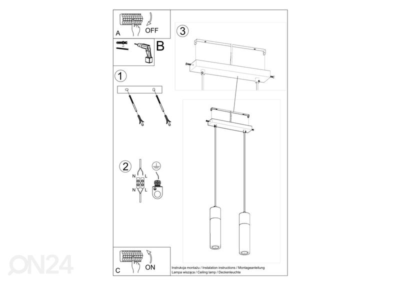 Riippuvalaisin Zane 2, harmaa kuvasuurennos