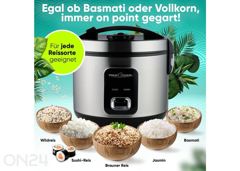 Riisinkeitin Proficook PCRK1285 kuvasuurennos