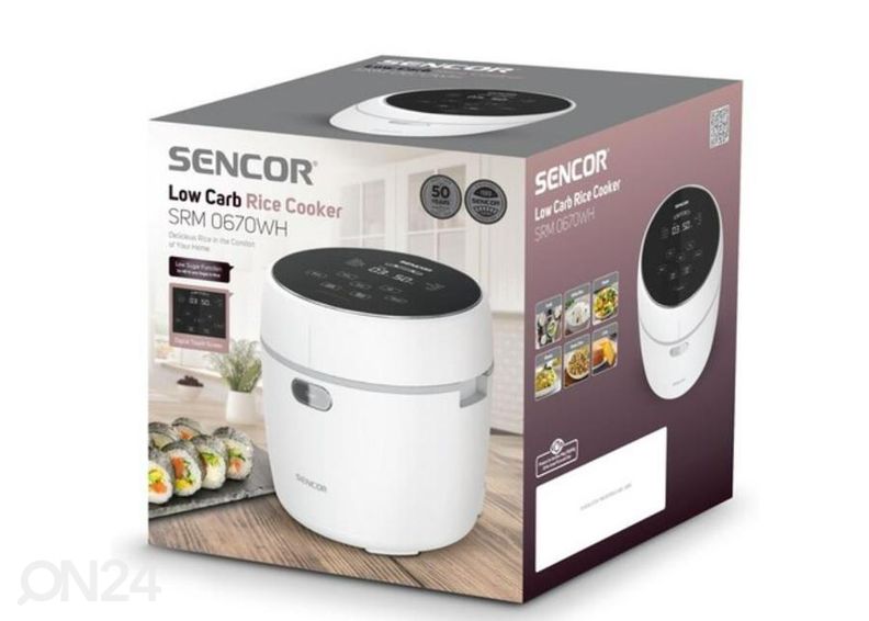 Riisinkeitin Sencor SRM0670WH, valkoinen kuvasuurennos