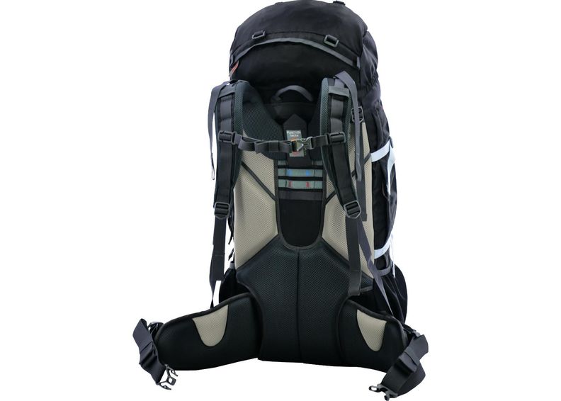 Rinkka Sherpa 65 + 10 musta High Peak kuvasuurennos