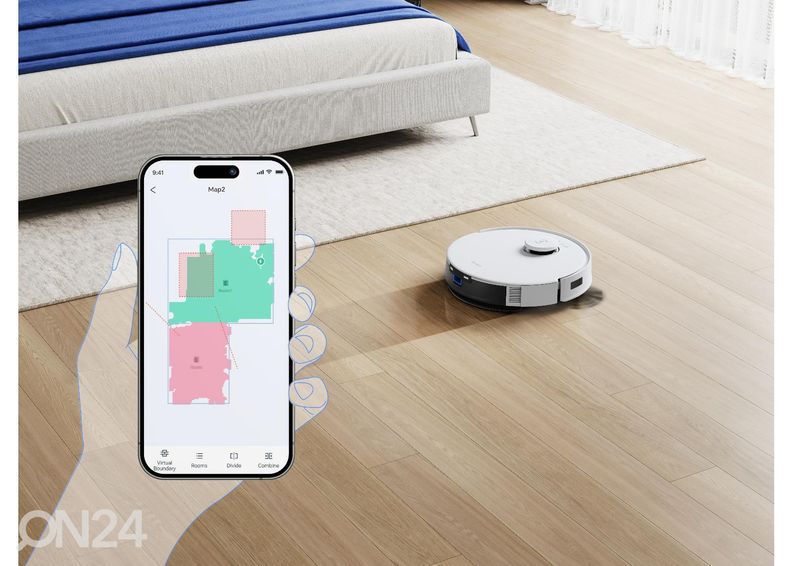 Robotti-imuri Ecovacs Deebot N20, märkä- ja kuivapesu kuvasuurennos