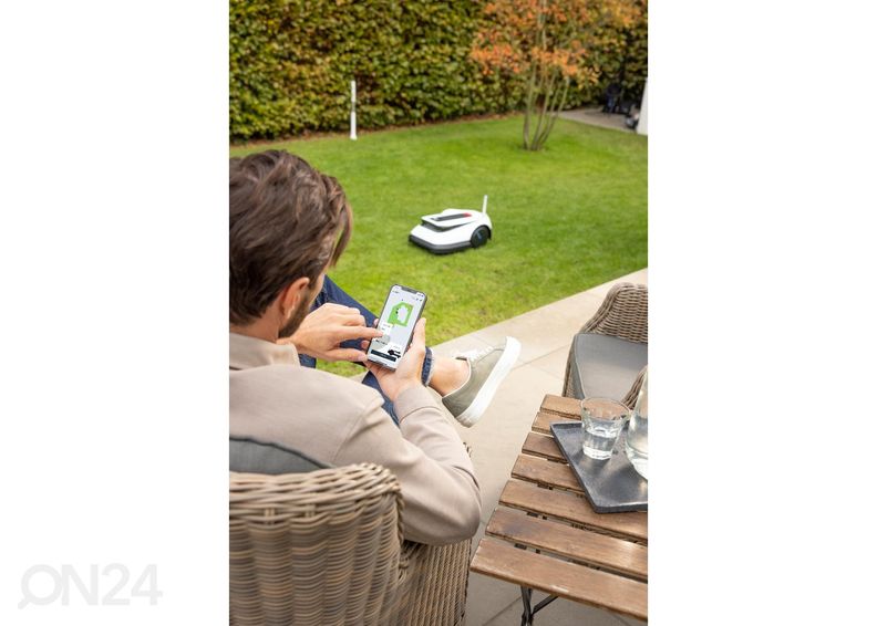 Robottiruohonleikkuri Ecovacs Goat G1-2000, musta/valkoinen kuvasuurennos