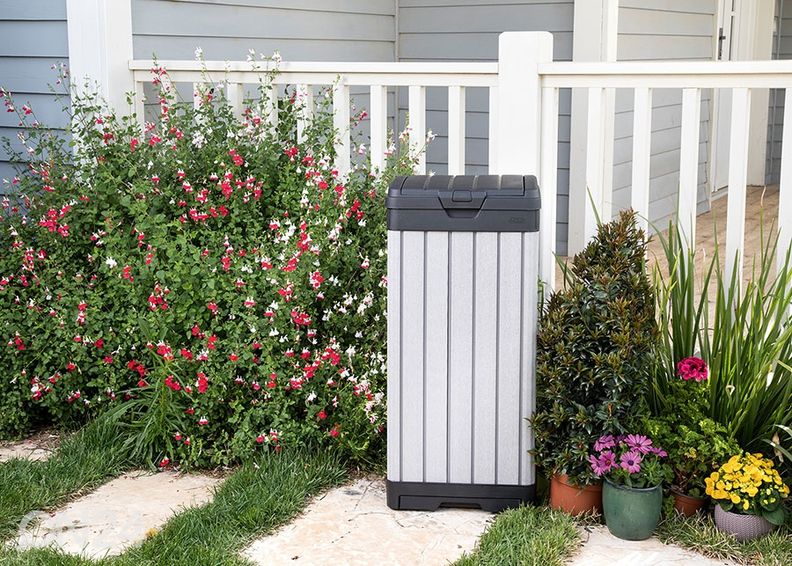 Roskalaatikko ulkokäyttöön Keter Rockford 125 L kuvasuurennos