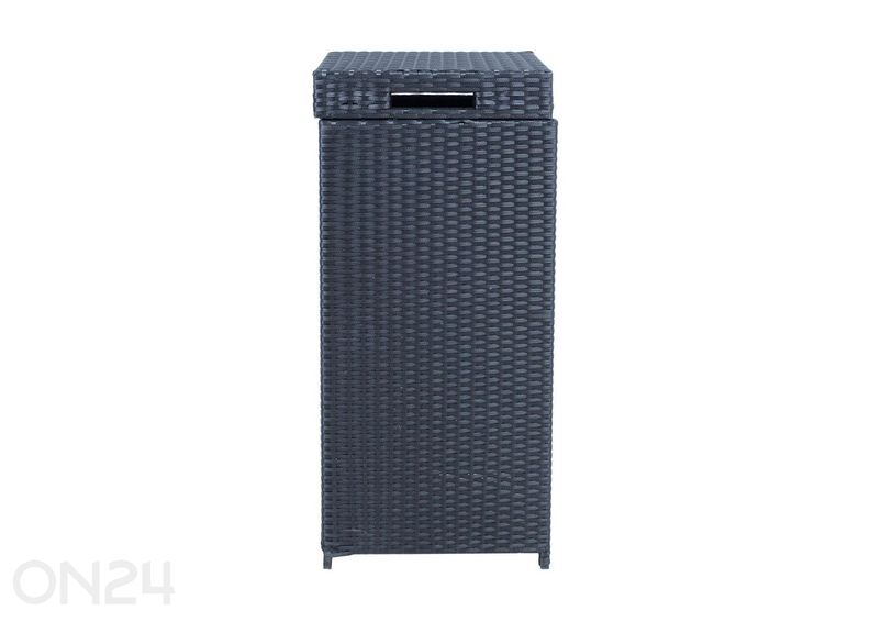 Roskalaatikko ulkokäyttöön Wicker kuvasuurennos