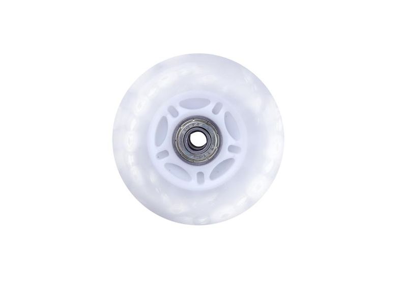 Rullaluistimen pyörä LED valoilla ja laakerilla 70 * 24 mm PK ABEC 5 s Insportline kuvasuurennos