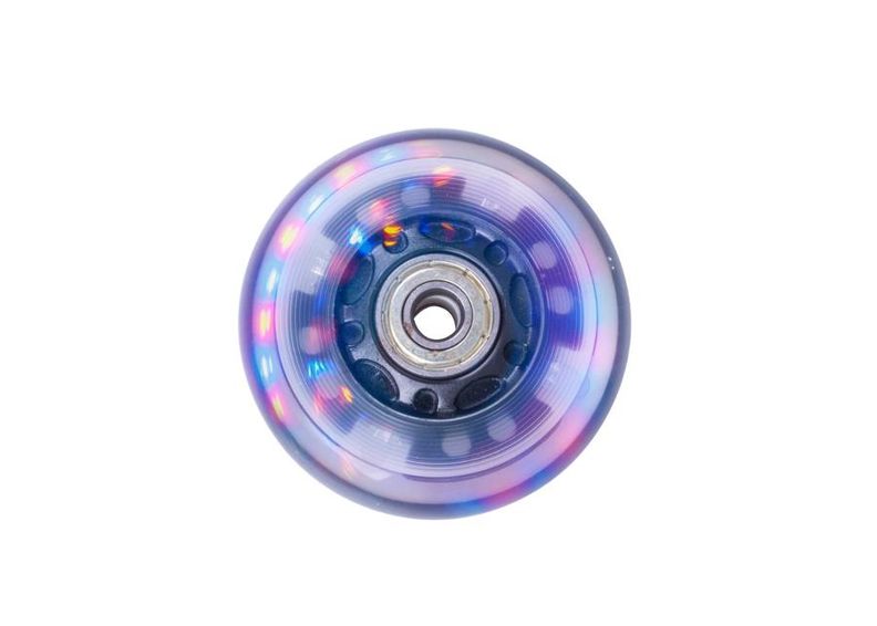 Rullaluistimen pyörä LED valoilla ja laakerilla 70 * 24 mm PK ABEC 5 s Insportline kuvasuurennos
