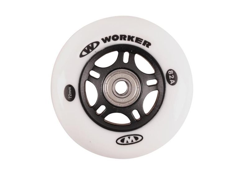 Rullaluistimen pyörät 72 mm laakereilla ABEC-7 kromatut kuvasuurennos