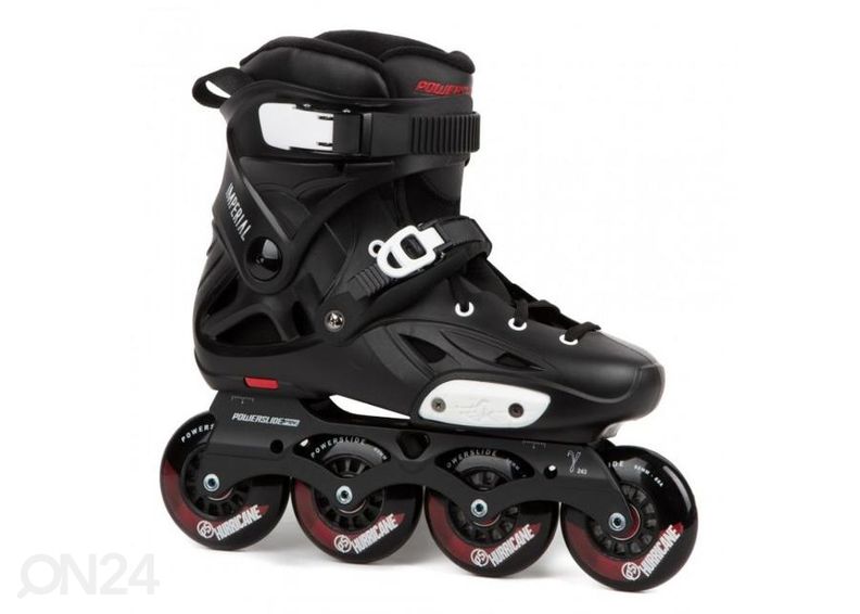 Rullaluistimet Powerslide Imperial One 80 Crimson 908276-39 kuvasuurennos