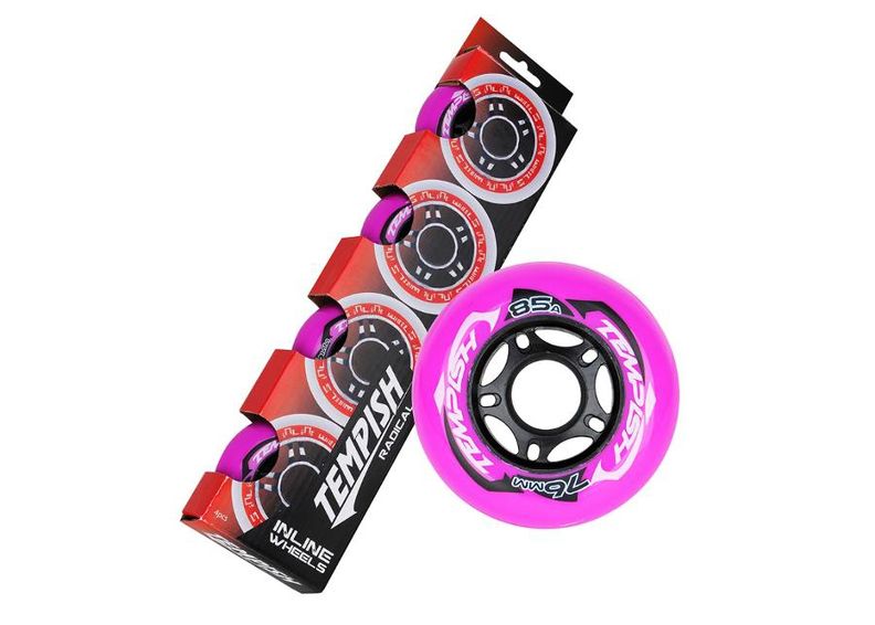 Rullaluistimien varapyörät Radical Color 76x24 84A Tempish kuvasuurennos