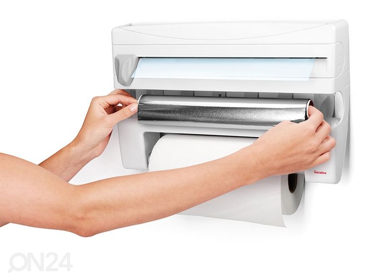 Rullateline foliolle, muovikelmulle ja talouspaperille kuvasuurennos