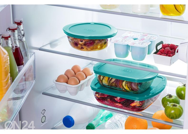 Ruoansäilytysastia / uunivuoka Pyrex 1,6 L, matala kuvasuurennos