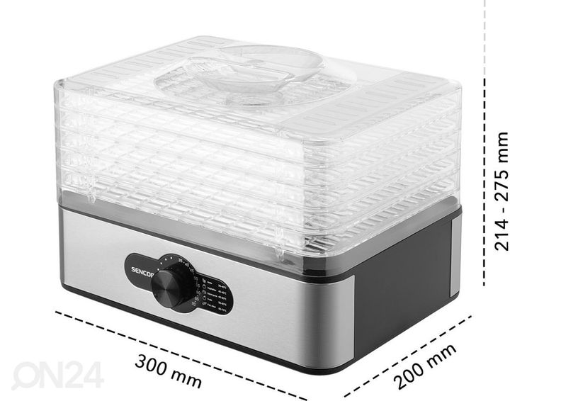 Ruokakuivuri Sencor Sencor SFD950SS kuvasuurennos